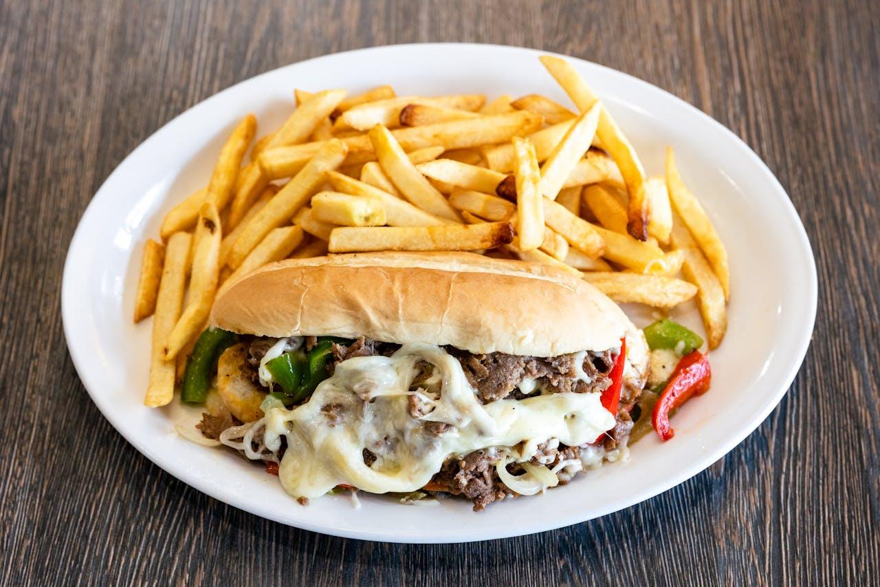 Original amerikanisches Philly Cheesesteak